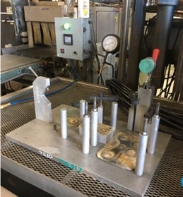 Parts for water test for air leaks